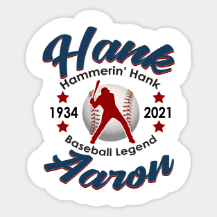 Hank Aaron Sticker